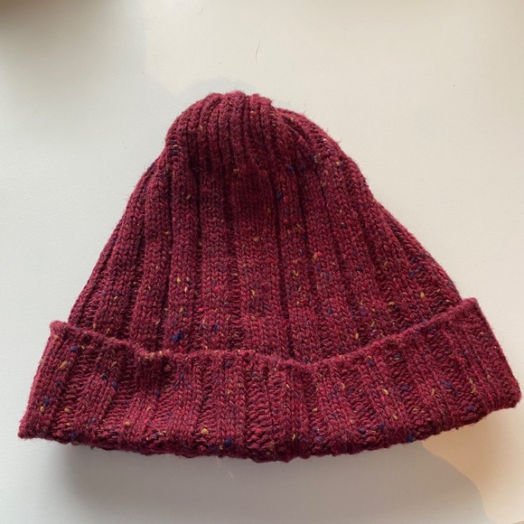 Red Knit Hat - Picture 2 of 5